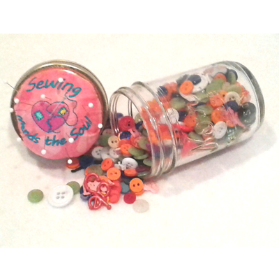 Pin Cushion Mason Jars